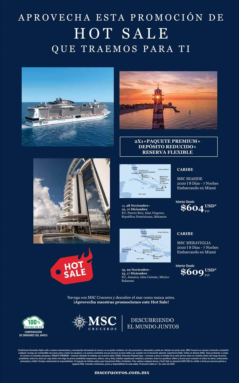 MSC Cruceros Promoción Hot Sale - Pema Tours - Tu Especialista En Cruceros