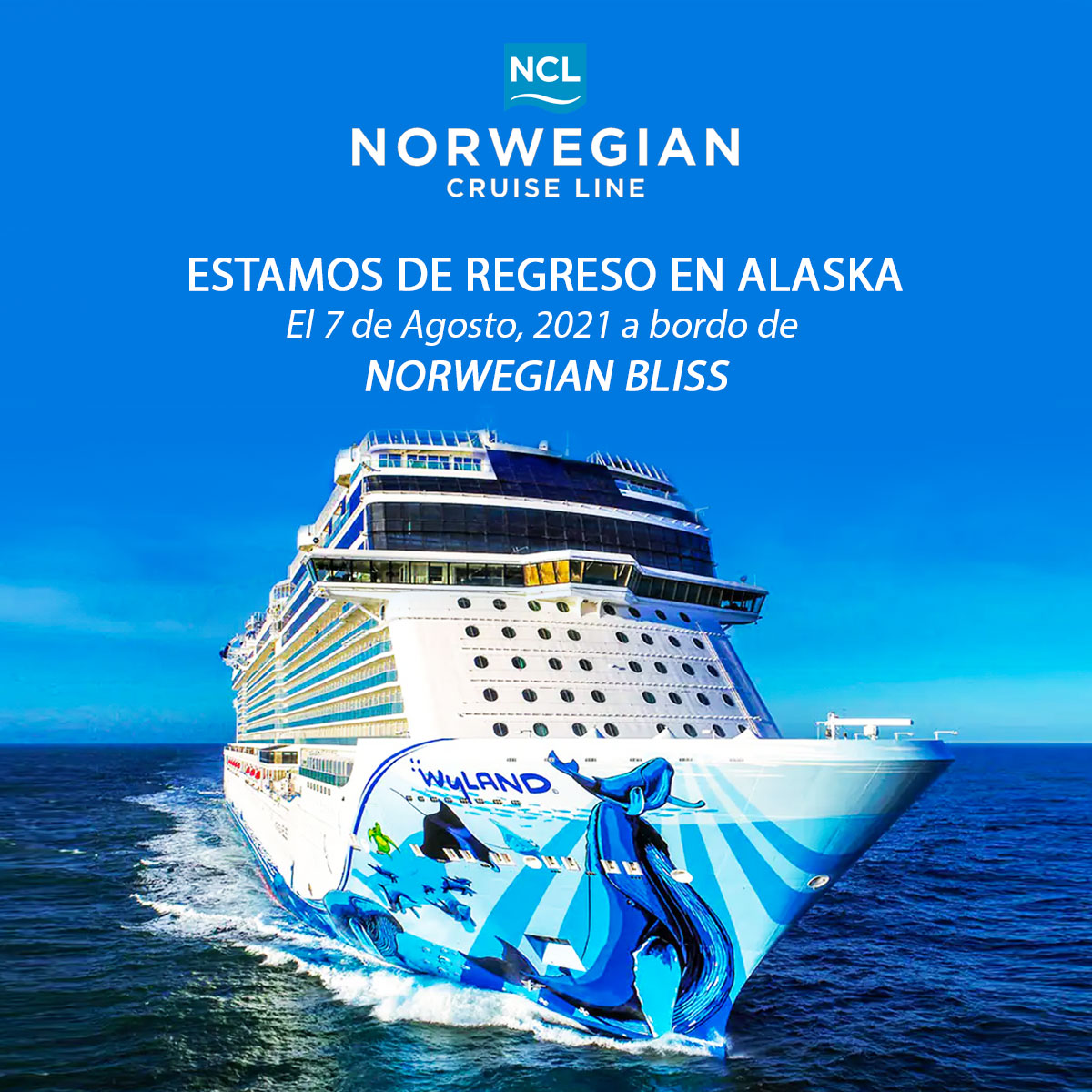 Norwegian Cruise Line Regresa a Alaska! Pema Tours Tu especialista