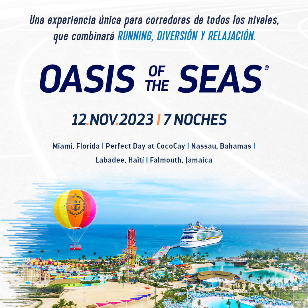 descripción de la salida temática en el Oasis of the Seas, Runners At Sea by Royal Caribbean