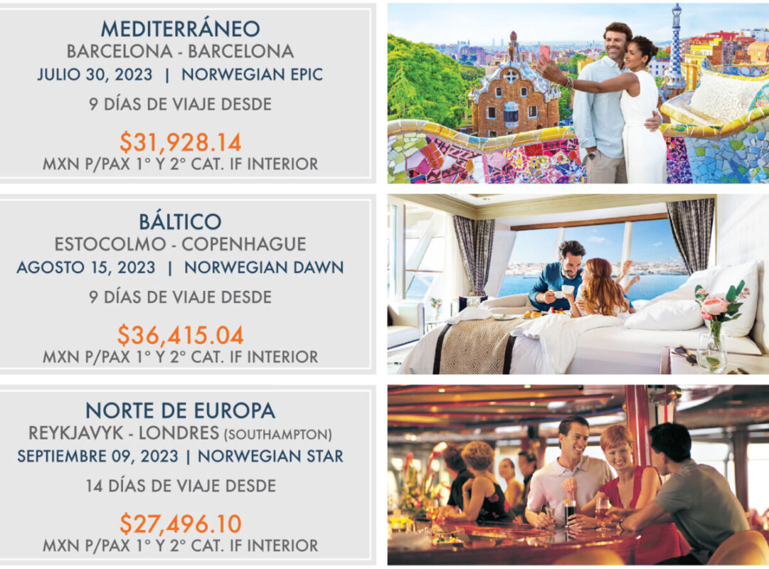 itinerarios aplicables mediterrraneo norwegian cruise line