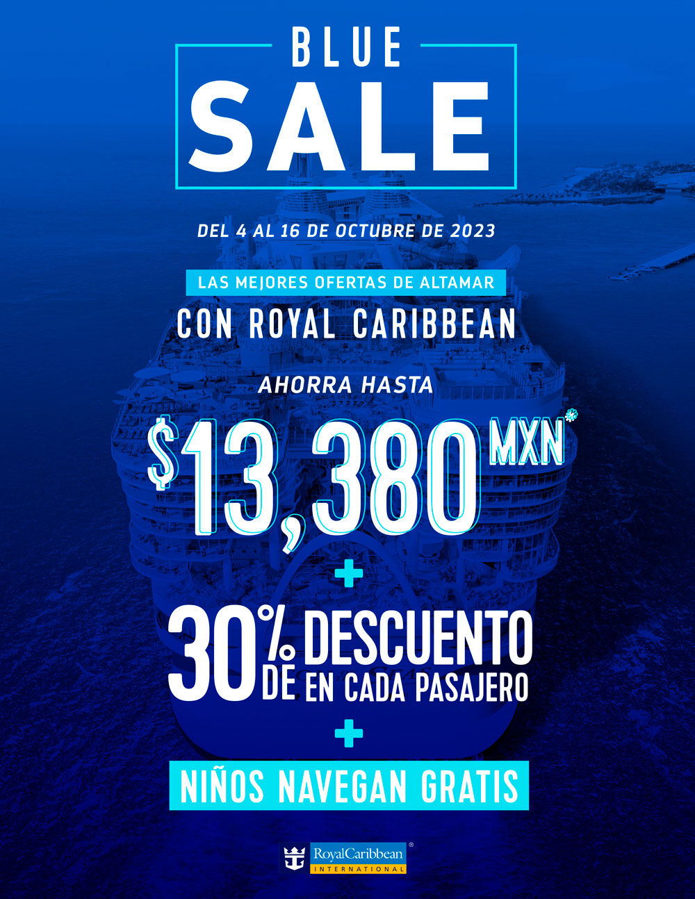 Promocion blue sale con royal caribbean