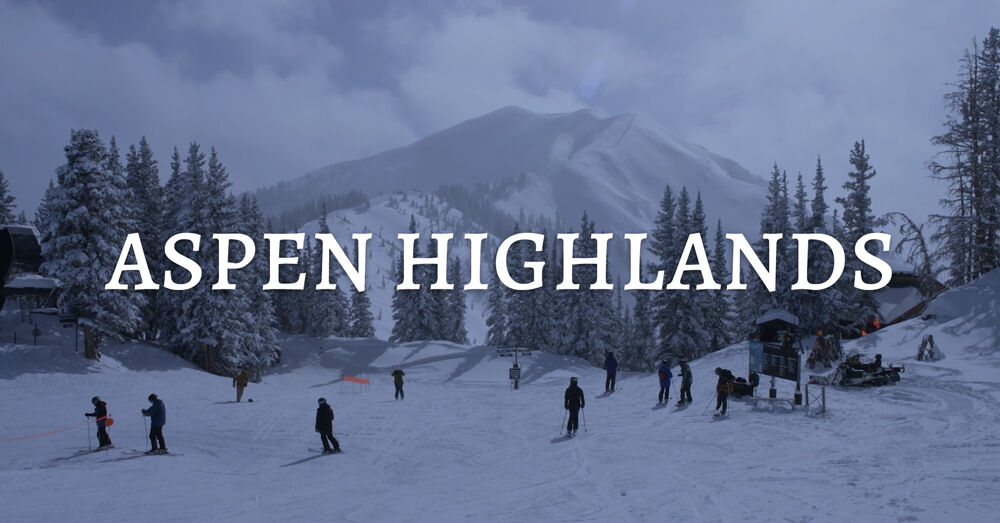 Aspen Highland en colorado, personas esquiando en la montaña