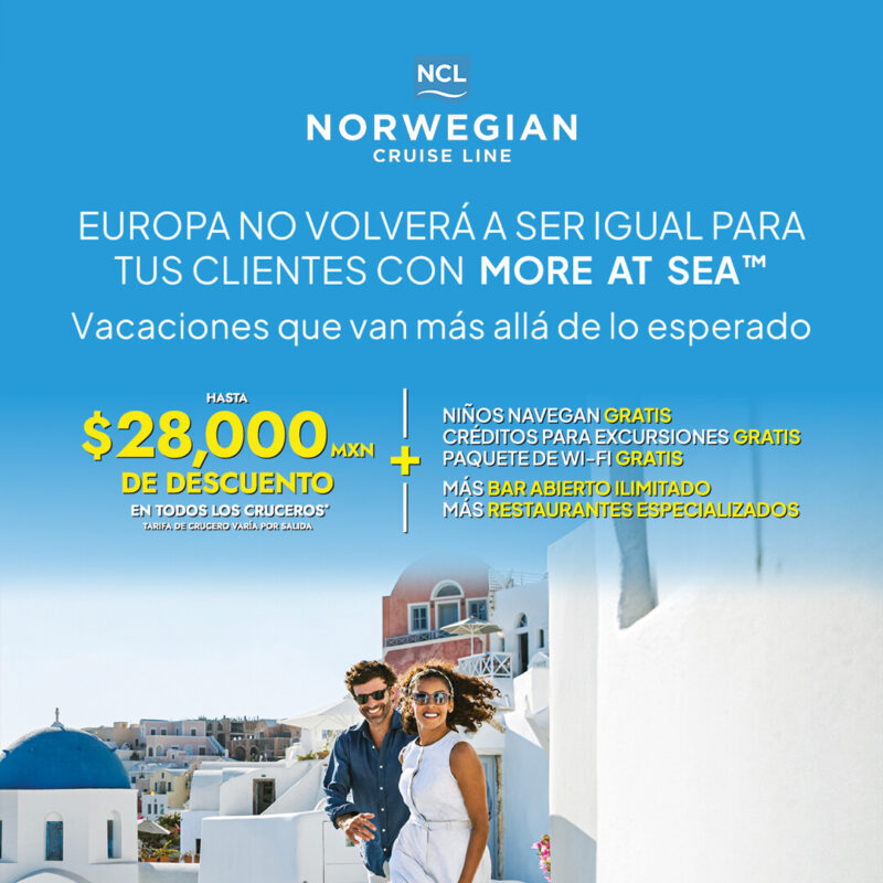 oferta del mes mayo con Norwegian Cruises