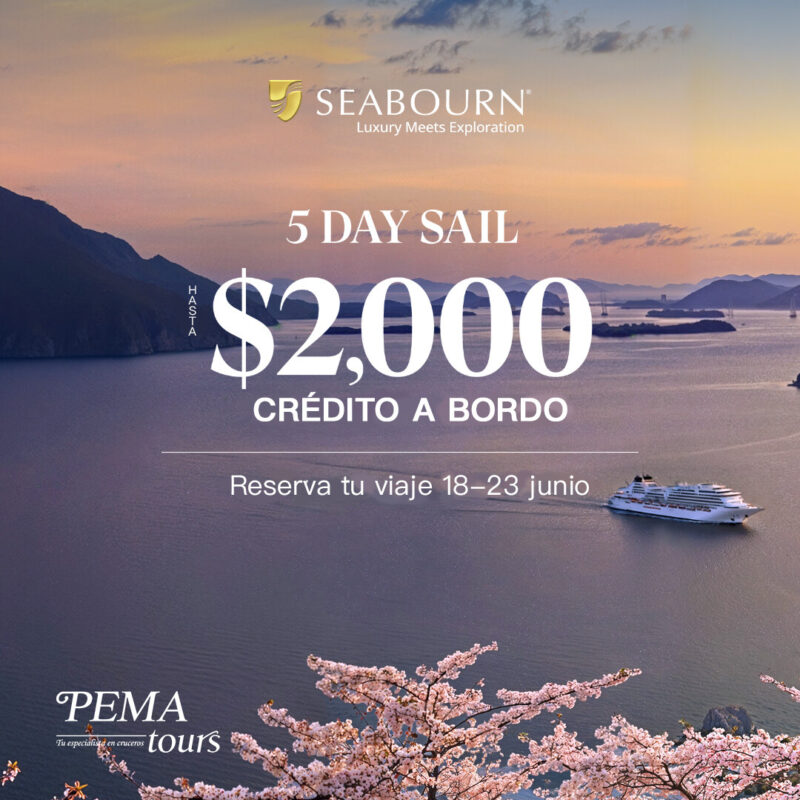 Promoción Seabourn Barco de Seabourn en altamar