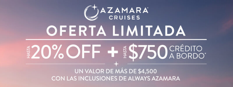 Promoción de Azamara Cruises