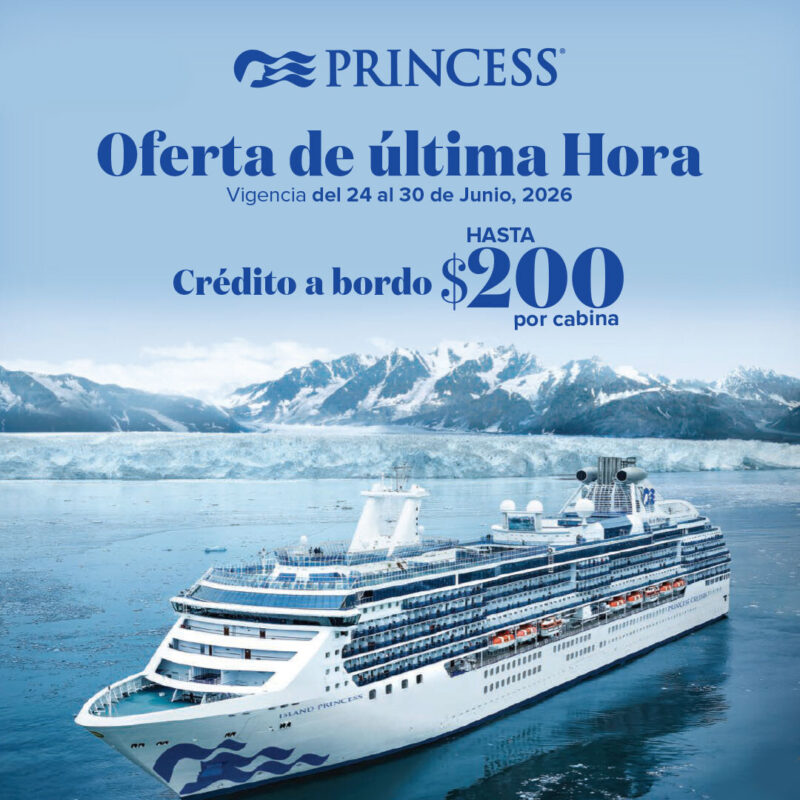 Promoción Oferta Última hora Princess Cruises