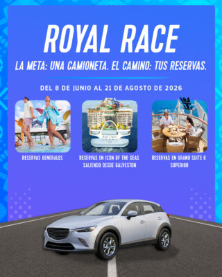 Información promoción Royal Race 2026 con Royal Caribbean